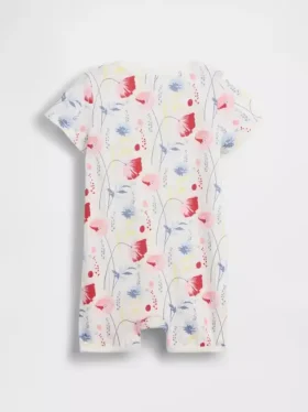 Combinaison courte en coton bio « Baby First Favorites »