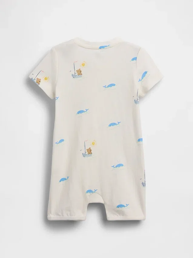 Combinaison courte en coton bio « Baby First Favorites »