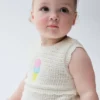 Combinaison courte en crochet « Baby Ice Cream »