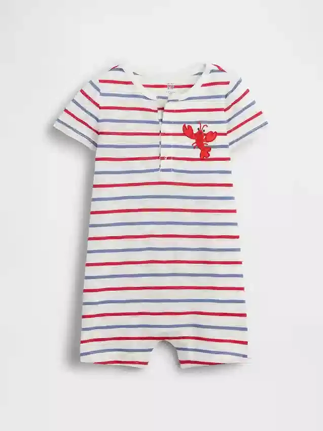 Combinaison courte Henley « Baby First Favorites »