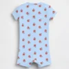 Combinaison courte pour bébé en coton bio