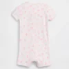 Combinaison courte pour bébé en coton bio