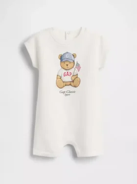 Combinaison courte pour bébé Vintagesoft Brannan Bear