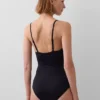 Combinaison de bain croisée à découpes