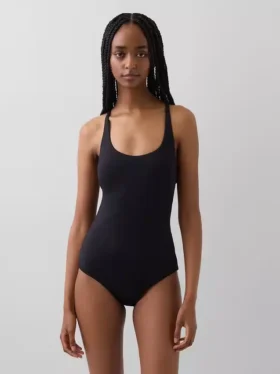 Combinaison de bain à dos croisé