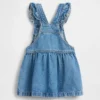 Combinaison-jupe en denim à poche « Bear » pour Bébé & Enfant