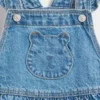 Combinaison-jupe en denim à poche « Bear » pour Bébé & Enfant