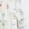 Combinaison à pieds en coton bio Winnie l'ourson pour bébé