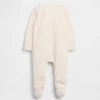 Combinaison à pieds pour bébé en coton bio à motif floral