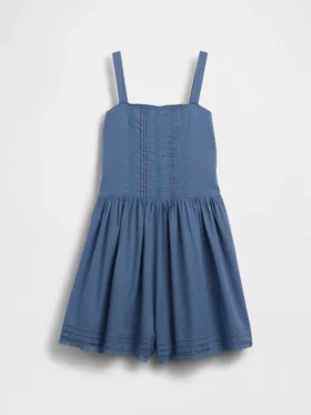 Combinaison pour enfant à bordures en dentelle