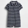 Combinaison-short en jersey Polo pour bébé