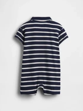 Combinaison-short en jersey Polo pour bébé