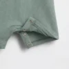 Combinaison-short polo en piqué pour bébé