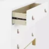 Commode babyGap Legacy à 3 tiroirs avec poignées en cuir et tiroirs emboîtables