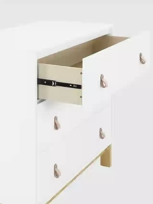 Commode babyGap Legacy à 3 tiroirs avec poignées en cuir et tiroirs emboîtables
