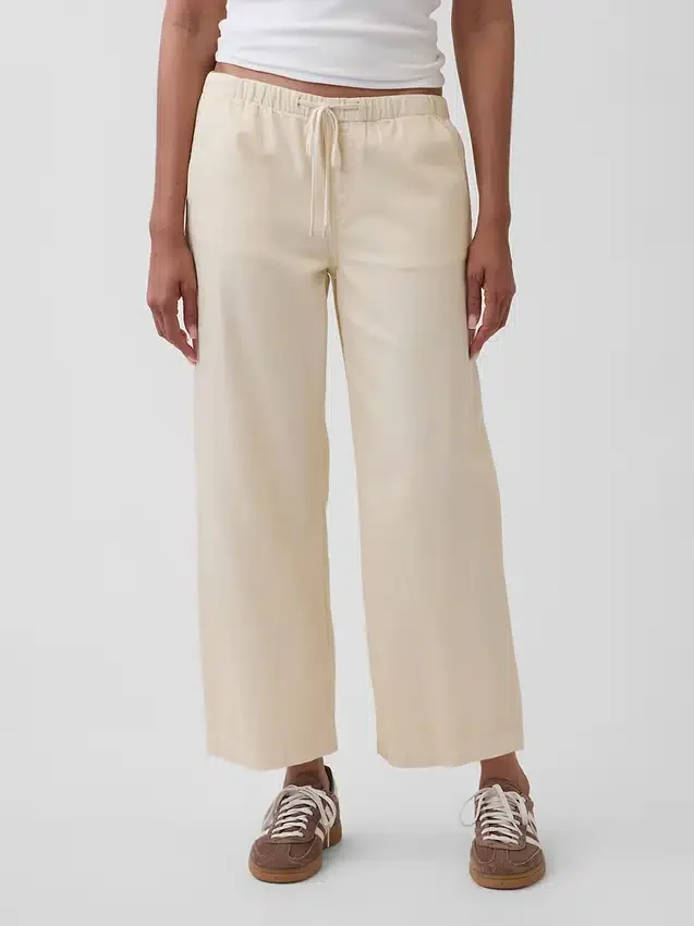 Court jean ample et ultra-doux style années 90 à taille basse
