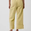 Court jean ample et ultra-doux style années 90 à taille basse
