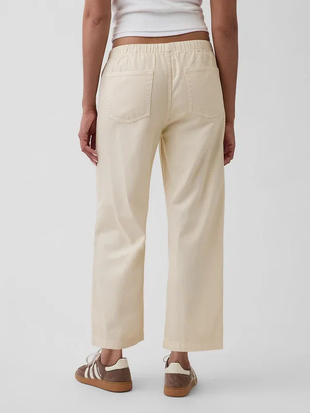 Court jean ample et ultra-doux style années 90 à taille basse