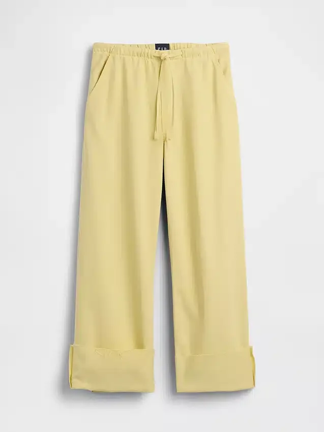 Court jean ample et ultra-doux style années 90 à taille basse