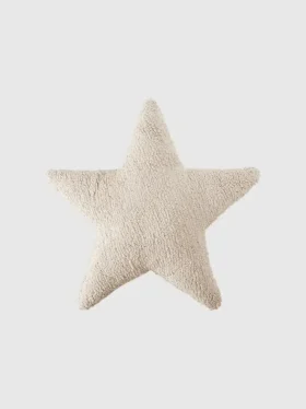 Coussin « Star » beige de Lorena Canals