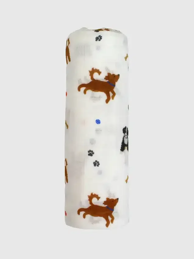 Couverture d'emmaillotage Bamboo Little Dogs