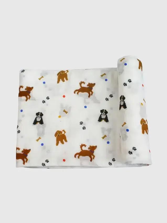 Couverture d'emmaillotage Bamboo Little Dogs