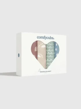 Couverture d’emmaillotage en mousseline Comfy Cubs
