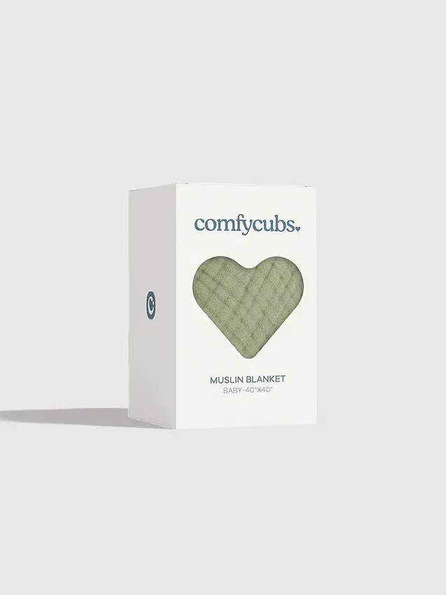 Couverture en mousseline pour bébé Comfy Cubs