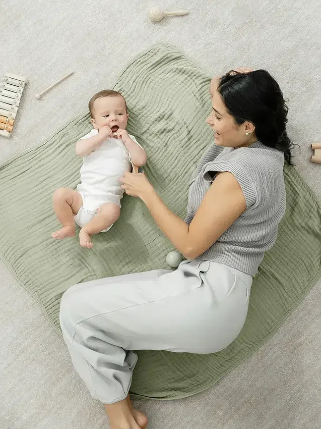 Couverture en mousseline pour bébé Comfy Cubs
