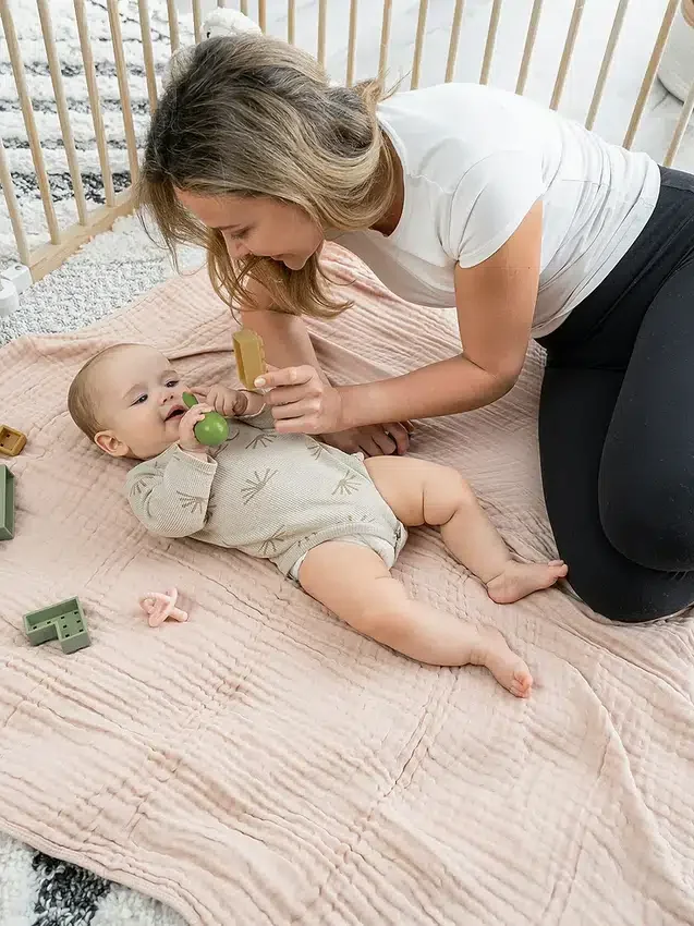 Couverture en mousseline pour bébé Comfy Cubs