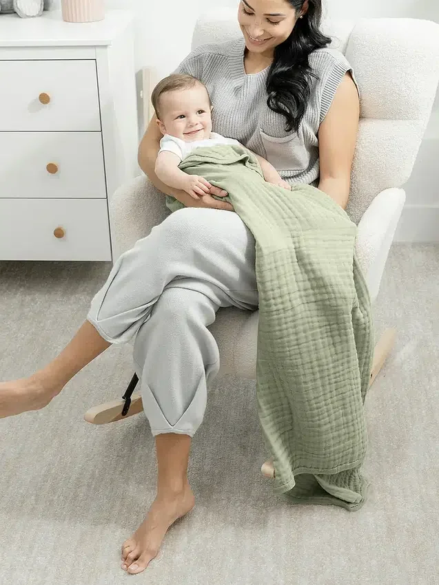 Couverture en mousseline pour bébé Comfy Cubs