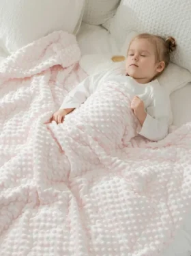 Couverture « Little Pink Cozy Cloud » en bambou