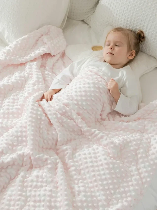 Couverture « Little Pink Cozy Cloud » en bambou