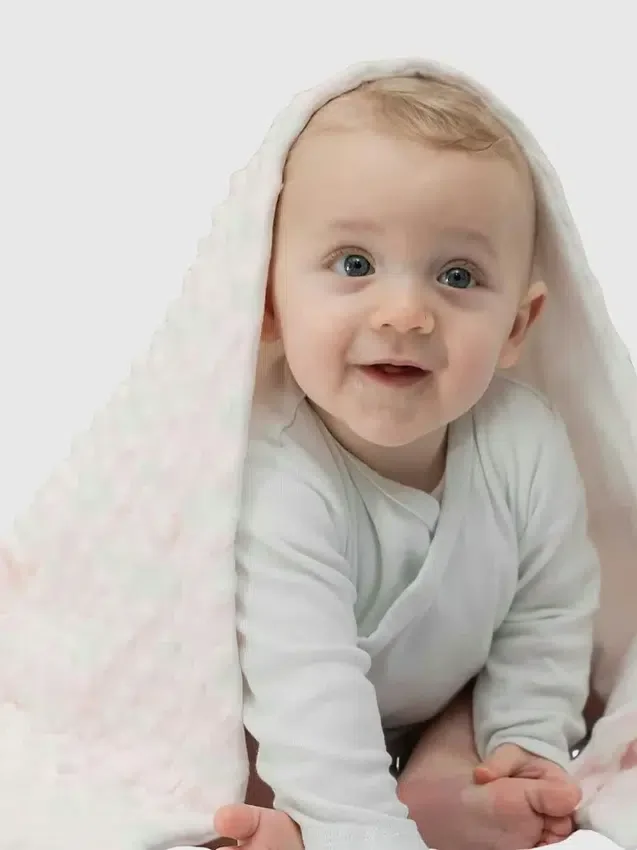 Couverture « Little Pink Cozy Cloud » en bambou