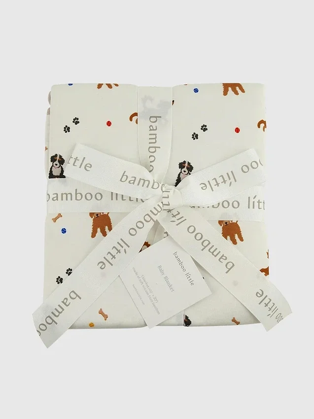 Couverture pour bébé Bamboo Little Dogs