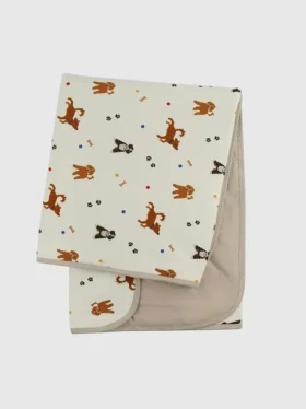Couverture pour bébé Bamboo Little Dogs