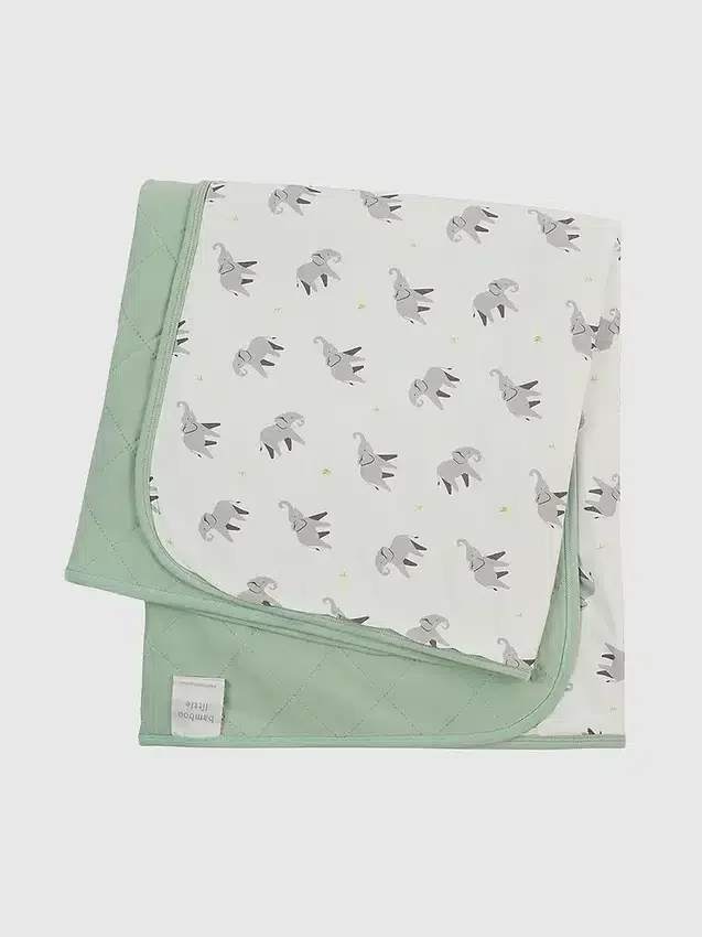 Couverture pour bébé en bambou « Petit éléphant »