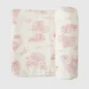 Couverture pour bébé en bambou « Spring Toile » de The Gilded Bird
