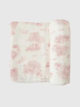 Couverture pour bébé en bambou « Spring Toile » de The Gilded Bird