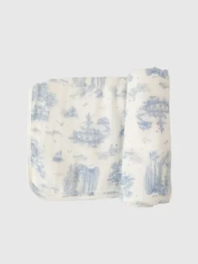 Couverture pour bébé en bambou « Spring Toile » de The Gilded Bird