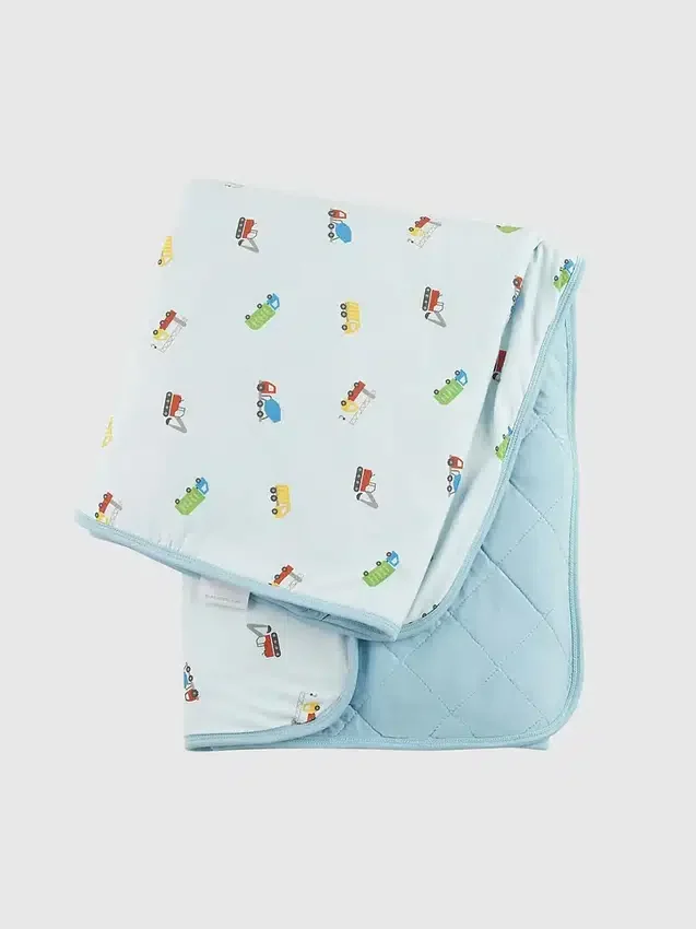 Couverture pour bébé « Little Trucks » en bambou