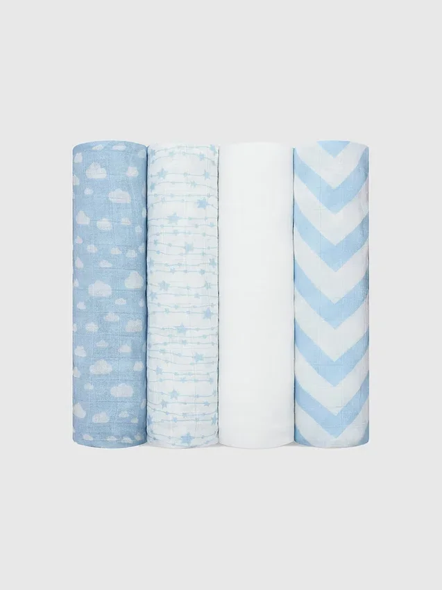 Couvertures d'emmaillotage en mousseline Comfy Cubs