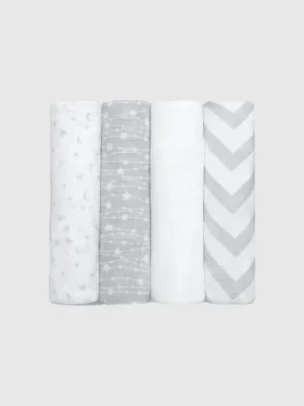 Couvertures d'emmaillotage en mousseline Comfy Cubs