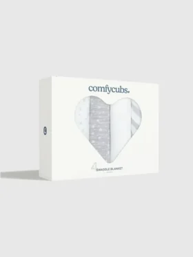 Couvertures d’emmaillotage en mousseline Comfy Cubs