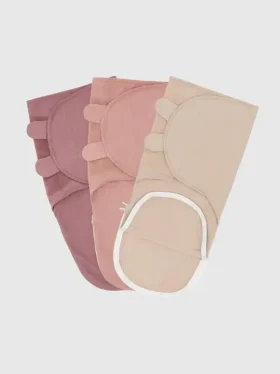 Couvertures d'emmaillotage faciles à utiliser avec fermeture éclair de Comfy Cubs