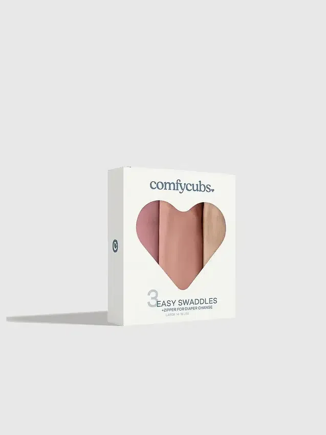 Couvertures d'emmaillotage faciles à utiliser avec fermeture éclair de Comfy Cubs