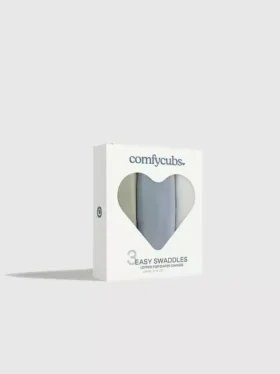 Couvertures d’emmaillotage faciles à utiliser avec fermeture éclair de Comfy Cubs