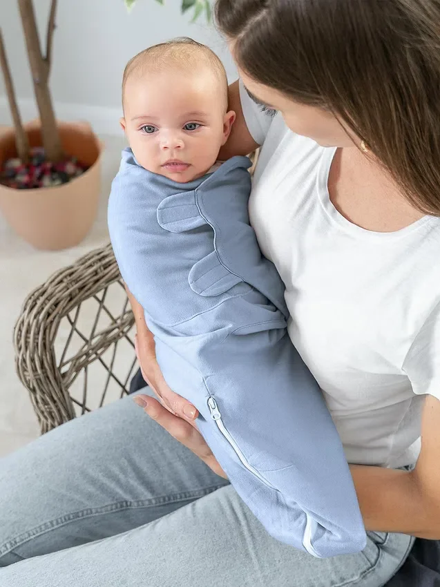 Couvertures d'emmaillotage faciles à utiliser avec fermeture éclair de Comfy Cubs