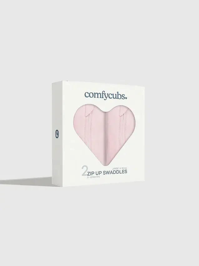 Couvertures d'emmaillotage à fermeture éclair Comfy Cubs