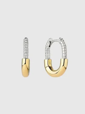 Créoles en or « Brynley Mini Micropave » d’Ana Luisa
